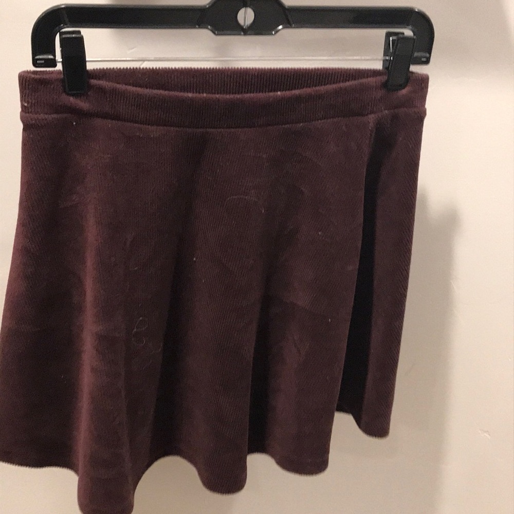 Maroon skirt